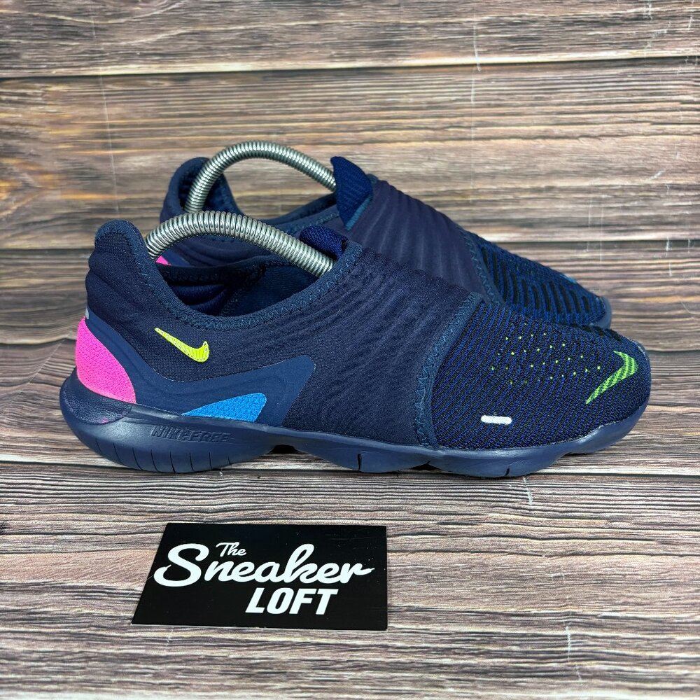 Nike Free RN‎ Flyknit 3.0 Men's Running Shoes Midnight Navy Size 8.5